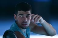 Carlos Alcaraz looks on at 2025 Australian Open | Image Source: Getty